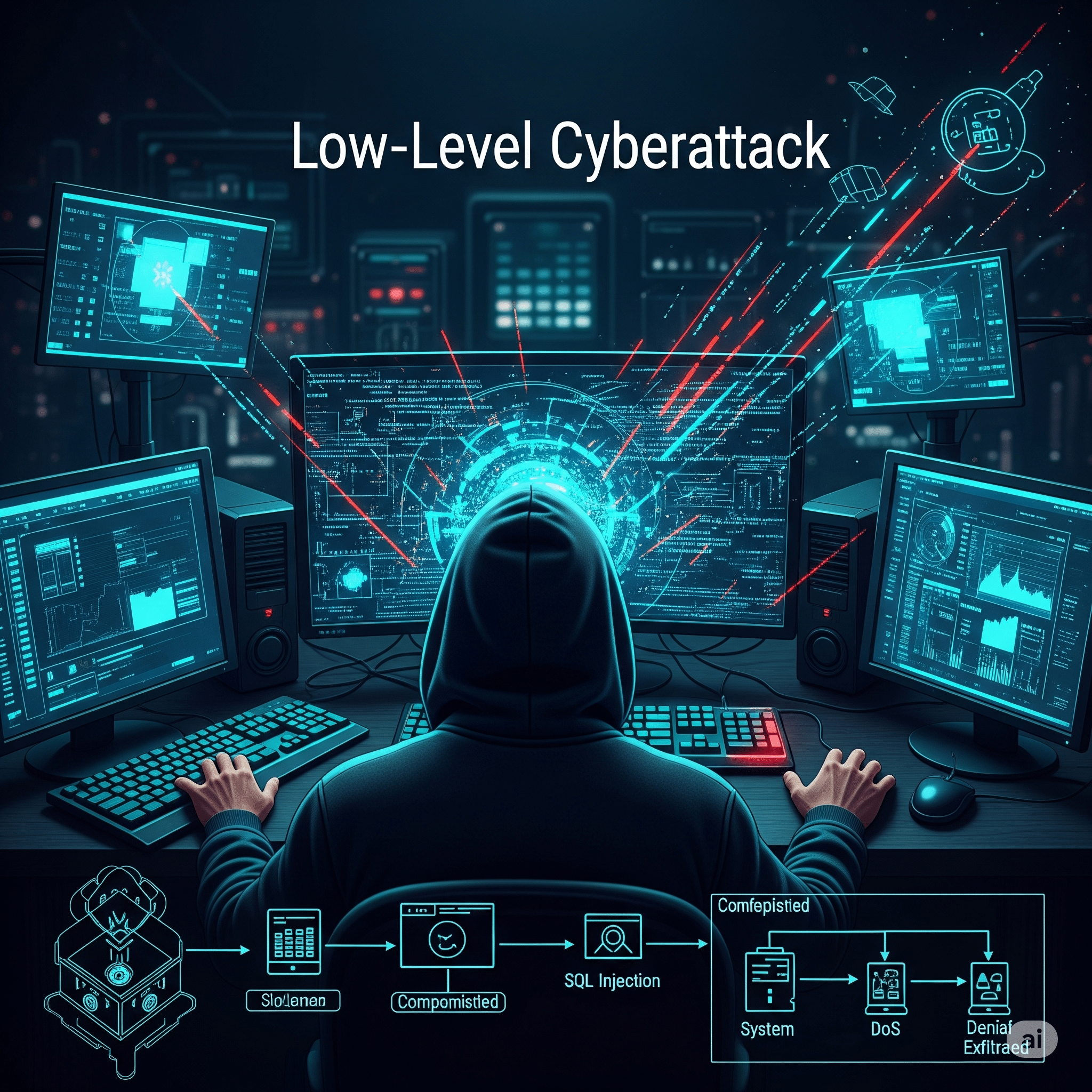 Low-level cyberattacks